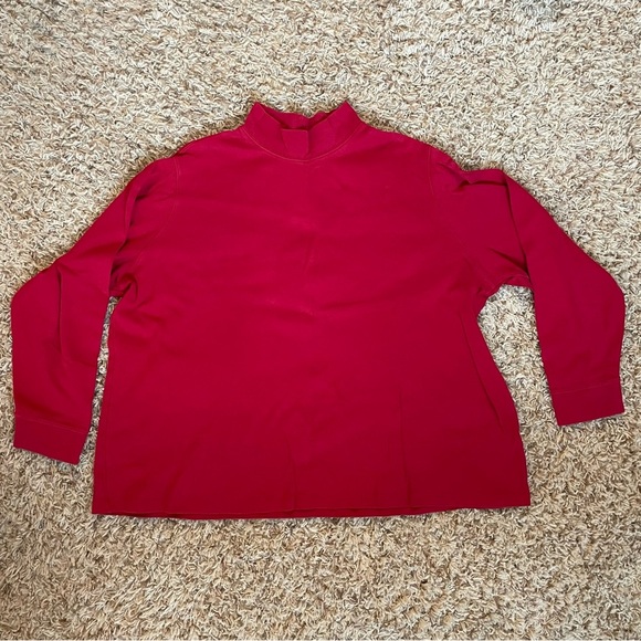 Lands end 2X turtleneck sweater 100% cotton - Picture 1 of 4